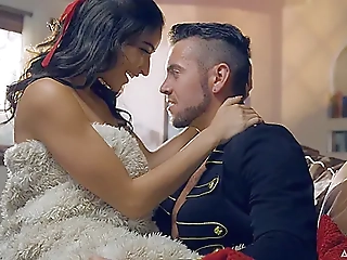 Shemale Pornstar Fucks Hard in Steamy Threesome